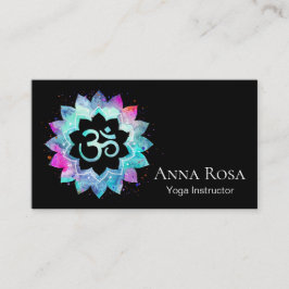 Massage Lightworker för Yoga för *~*Om Reiki Visitkort