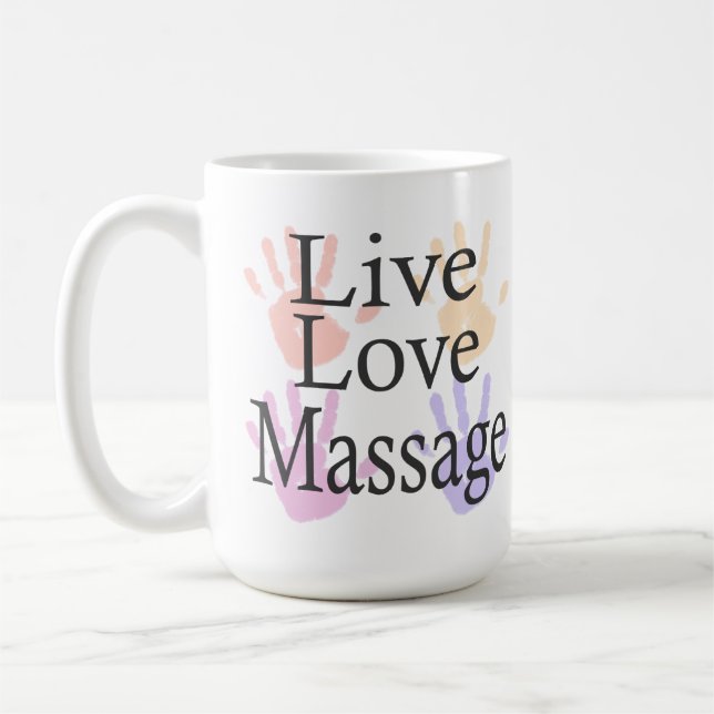 Massage Live Kärlek Mugg Gift (Vänster)