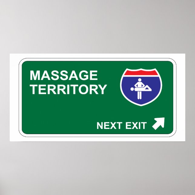 Massage Next Exit Poster (Framsidan)