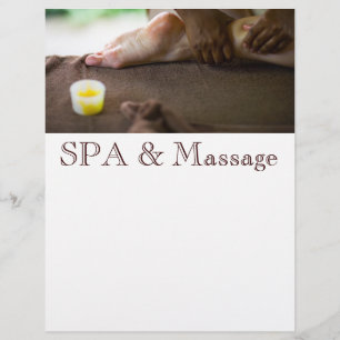 Massage Reklamblad
