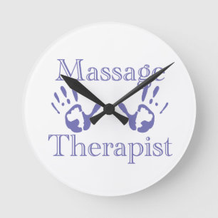 Massage Room Clocks Rund Klocka