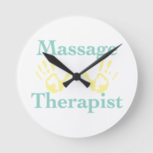 Massage Room Clocks Rund Klocka
