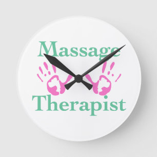 Massage Room Clocks Rund Klocka