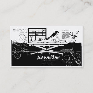 Massage Salon/Therapist/Masseuse-Affärskort Tidsbeställning Kort
