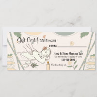 Massage Spa Gift-certifikat