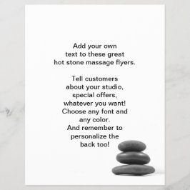 Massage Stones Photo Reklamblad