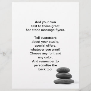 Massage Stones Photo Reklamblad