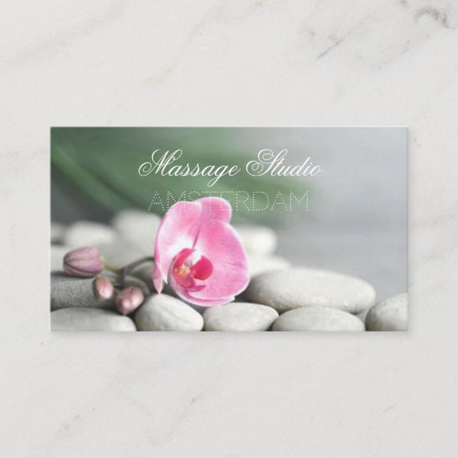 Massage Studio Visitkort (Framsida)