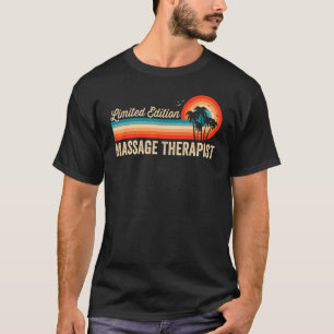 Massage Therapist Birthday Retro Vintage Manar Pap T Shirt