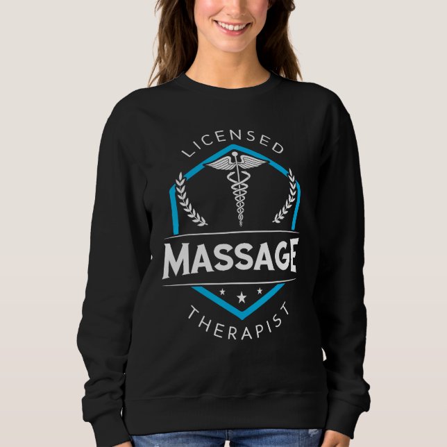 Massage Therapist Body Behandling Masseur m T Shirt (Framsida)