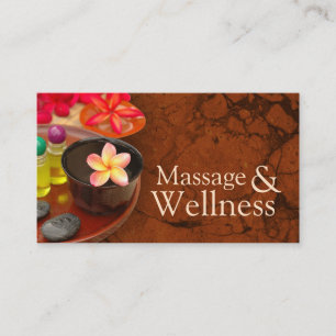 Massage Therapist Body Hälsa Essential Oils Visitkort