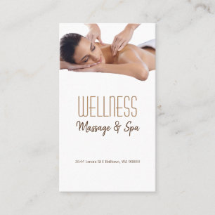 Massage Therapist, Clinic, Hälsa Affärskort Visitkort