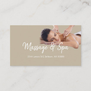 Massage Therapist, Clinic, Hälsa Affärskort Visitkort