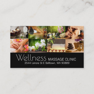 Massage Therapist, Clinic, Hälsa Affärskort Visitkort