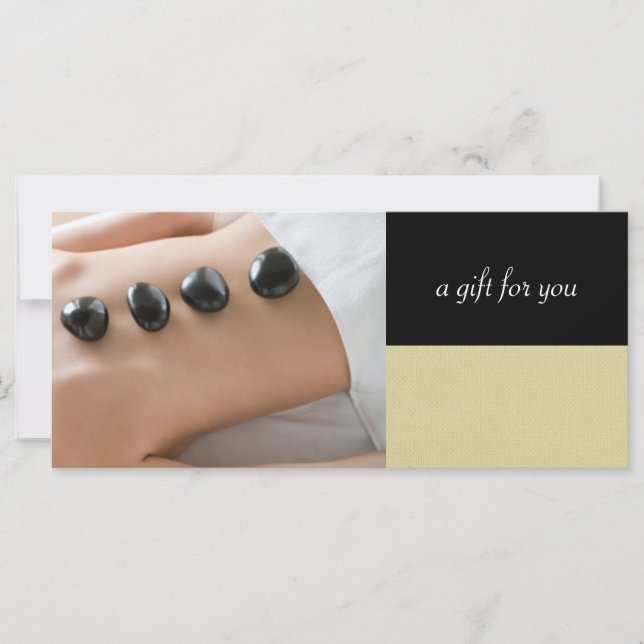 Massage Therapist eller Day Spa Gift-certifikat (Framsida)