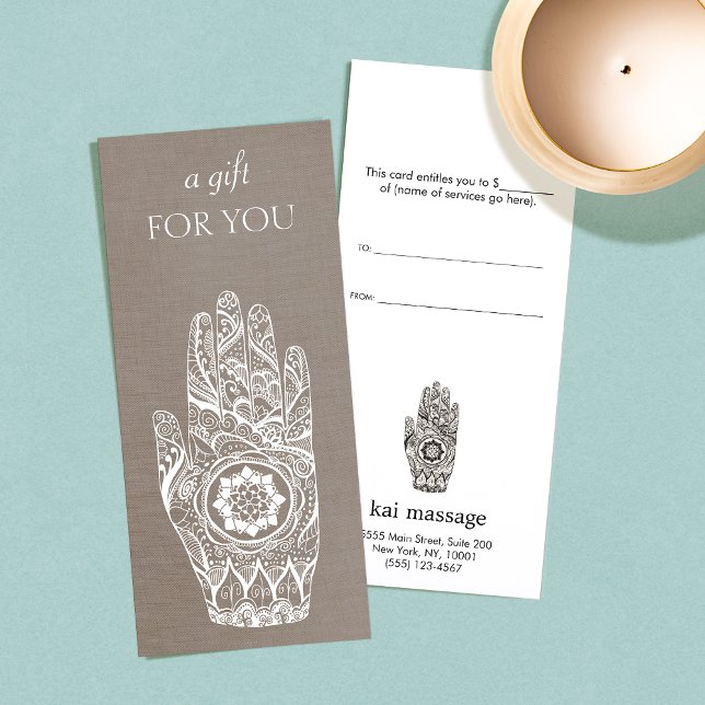 Massage Therapist Energy Healer Henna Lotus (Skapare uppladdad)