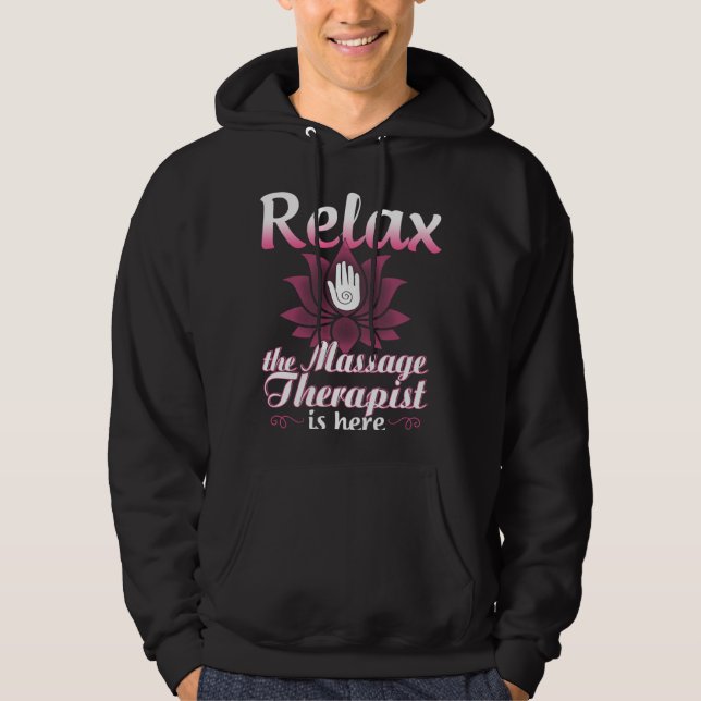 Massage Therapist  for Women Relax Physical Therap Hoodie (Framsida)