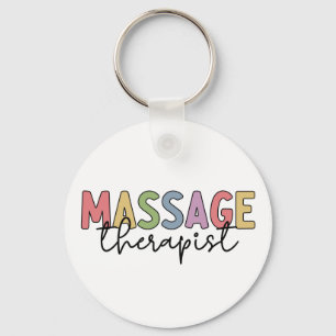 Massage Therapist Gift för massagebehandling Nyckelring