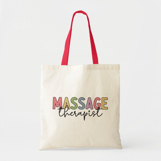 Massage Therapist | Gift för massagebehandling Tygkasse (Framsidan)