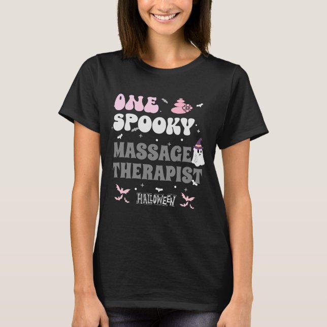Massage Therapist Halloween Gift T Shirt (Framsida)