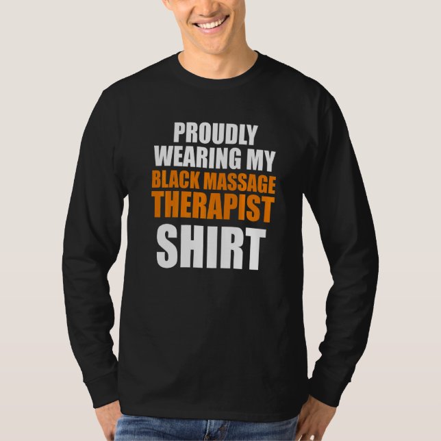 Massage Therapist Hälsa Therapy 12 T Shirt (Framsida)