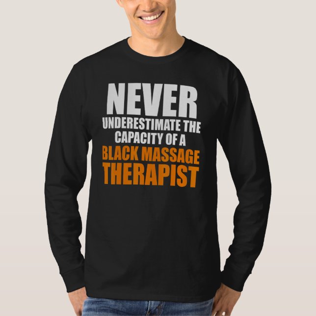 Massage Therapist Hälsa Therapy 21 T Shirt (Framsida)