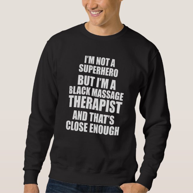 Massage Therapist Hälsa Therapy 24 Lång Ärmad Tröja (Framsida)