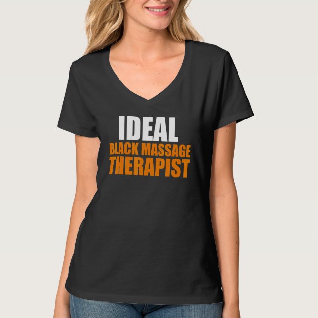 Massage Therapist Hälsa Therapy 34 T Shirt (Framsida)
