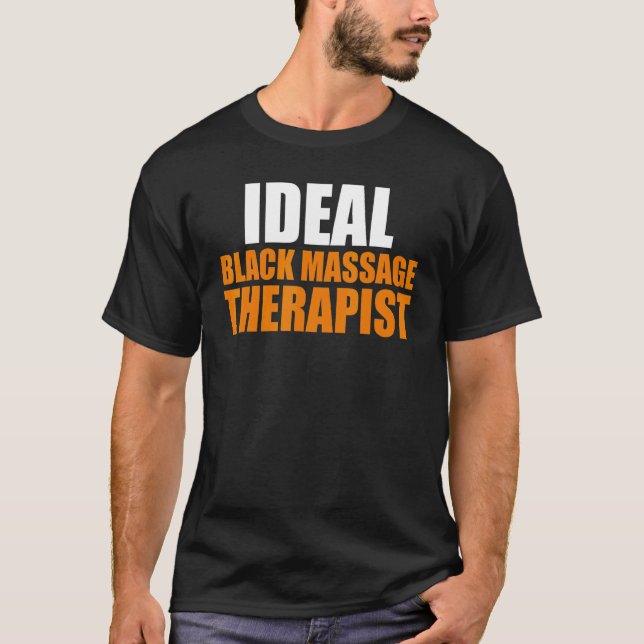 Massage Therapist Hälsa Therapy 34 T Shirt (Framsida)