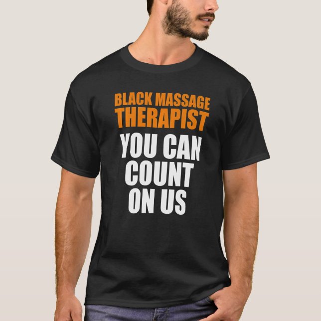 Massage Therapist Hälsa Therapy 34 T Shirt (Framsida)