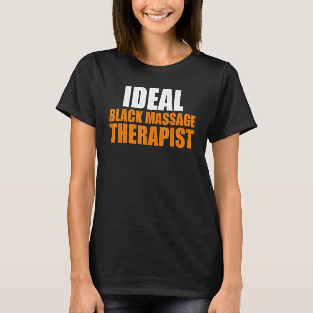 Massage Therapist Hälsa Therapy 34 T Shirt (Framsida)