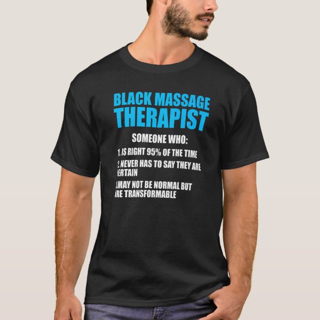 Massage Therapist Hälsa Therapy 3 T Shirt (Framsida)