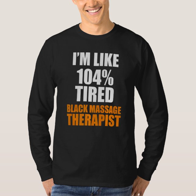 Massage Therapist Hälsa Therapy Premium T Shirt (Framsida)