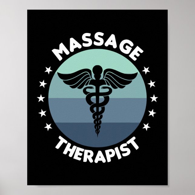 Massage Therapist Health Poster (Framsidan)