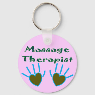 Massage Therapist Heart Händer Gifts Nyckelring
