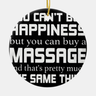 Massage Therapist Julgransprydnad Keramik
