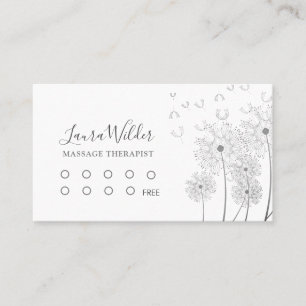 Massage Therapist Lojalitetskort