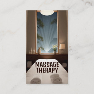 Massage Therapist Massage Rumme Visitkort