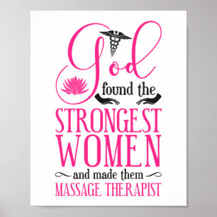 Massage Therapist Massage Therapy Gud fann Poster