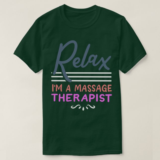 Massage Therapist massage Therapy T Shirt (Design framsida)