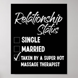 Massage Therapist - massageförhållande Poster