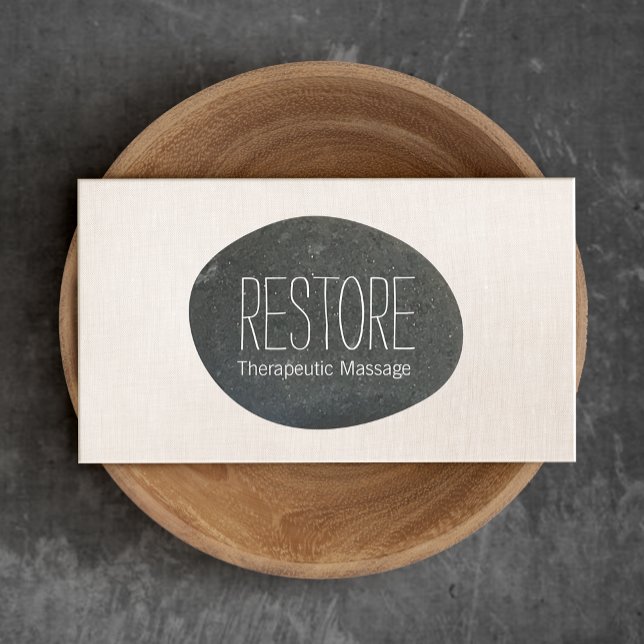Massage Therapist & Meditation Teacher Visitkort (Skapare uppladdad)