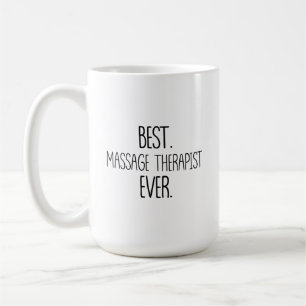 Massage Therapist Mugg, Best Massage Therapist Kaffemugg