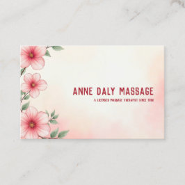 Massage Therapist QR Visitkort