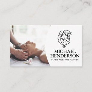 Massage Therapist   Relaxerande område Visitkort