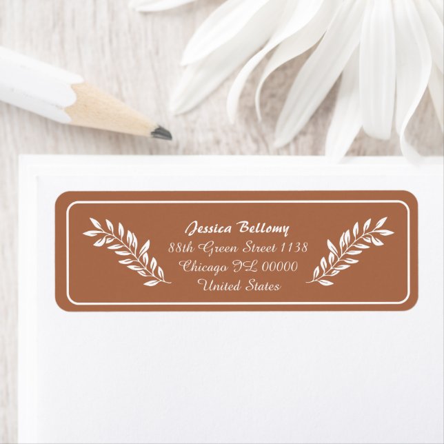 Massage Therapist Returadress Etikett (Insitu)