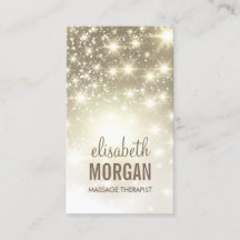 Massage Therapist - Shiny Guld Sparkles