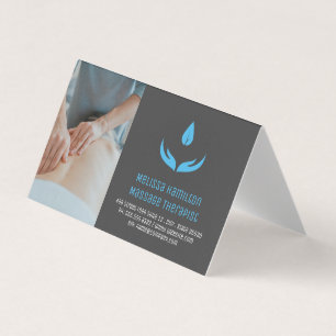 Massage Therapist Spa Owner Visitkort