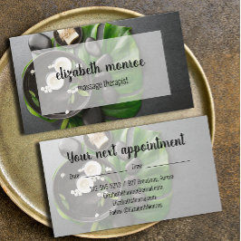 Massage Therapist Spa Tidsbeställning Kort