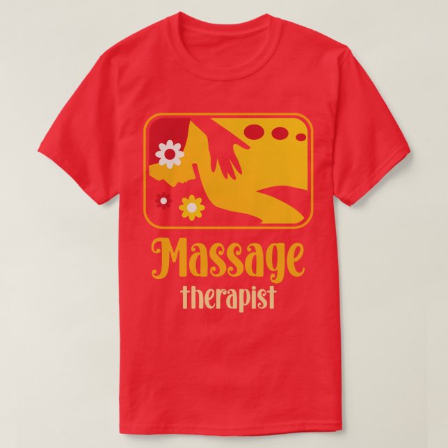 Massage Therapist T Shirt (Design framsida)